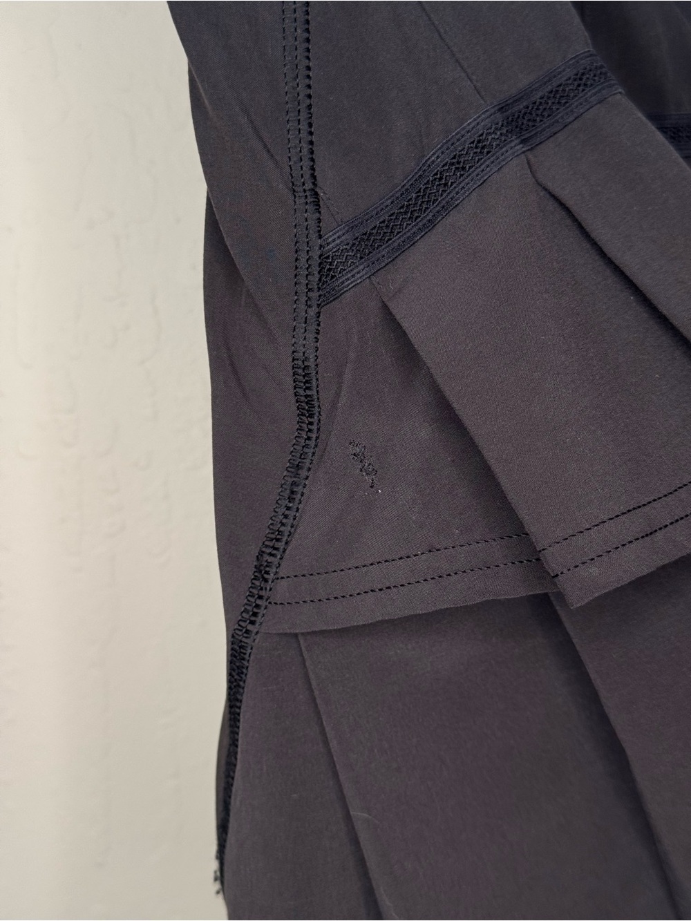 LULULEMON Black Pacesetter Skort Skirt Running Activewear Size 8 Tall - Picture 13 of 13